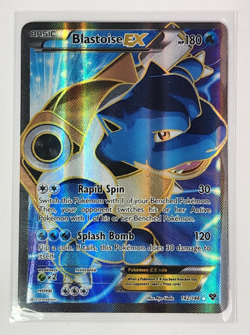 Pokemon TCG Card Blastoise EX (142 Full Art) 142/146 XY Holo New NM - Image 1
