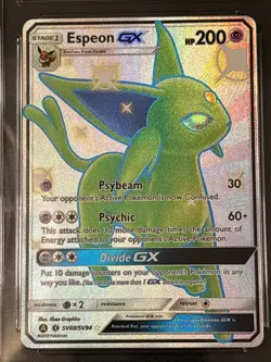Espeon GX Hidden Fates SV60/SV94 Shiny Vault Holo Pokemon Card CGC 9 MINT - Image 2