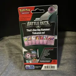 Pokemon TCG Ex Battle Deck TINKATON EX 60 Card Deck Level 1 Factory Sealed - Image 2