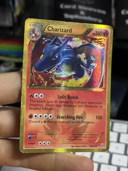 #2 Charizard 136/135 BW Plasma Storm 2012 Secret Rare Holo Pokemon Card TCG - Image 4