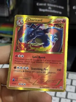 #2 Charizard 136/135 BW Plasma Storm 2012 Secret Rare Holo Pokemon Card TCG - Image 5