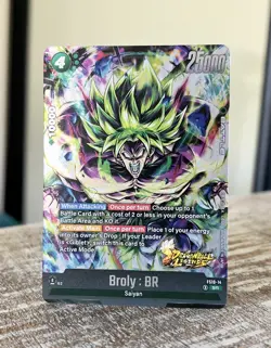 NEW Dragon Ball Super Fusion World Card Game Broly BR FS10-14 SR Super Rare Eng - Image 1