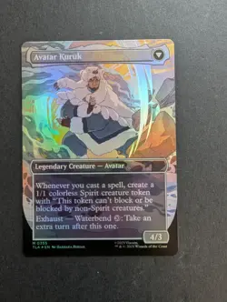 WOTC Avatar: The Last Airbender The Legend of Kuruk (Borderless) (MR) (Foil NM) - Image 2