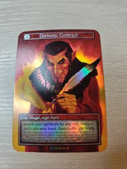 Sorcery Contested Realm GOTHIC FOIL Demonic Contract - Image 1
