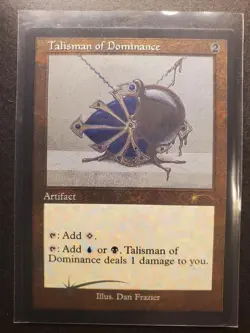 Talisman of Dominance (Retro Frame) (Foil Etched) Secret Lair Drop Foil - Image 1