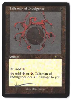 Talisman of Indulgence (Retro Frame) (Foil Etched) 1054 SLD MTG NM - Image 1