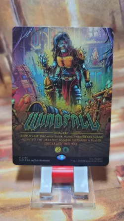 MTG Windfall #2182 Rainbow Foil Borderless Iron Maiden: Eddie Unchained W/case - Image 2