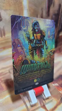 MTG Windfall #2182 Rainbow Foil Borderless Iron Maiden: Eddie Unchained W/case - Image 3