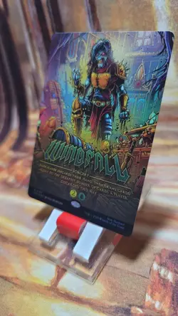 MTG Windfall #2182 Rainbow Foil Borderless Iron Maiden: Eddie Unchained W/case - Image 4