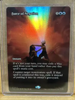 Force Of Negation Full Art Foil NM MTG Avatar the last Airbender - Image 1