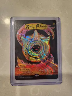 Sol Ring (0046) (Halo Foil) Secret Lair Countdown Kit: An Encyclopedia Of Magic - Image 1