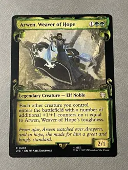 Arwen, Weaver of Hope (Showcase Scrolls) Commander: the Lord of the Rings: NM - Image 1