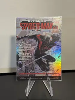 Foil Miles Morales 0234 (Borderless) Marvel's Spider-Man MTG Magic The Gathering - Image 2
