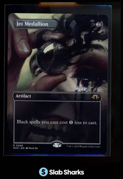 2024 MAGIC: THE GATHERING MODERN HORIZONS 3 #0346 JET MEDALLION BORDERLESS - Image 1