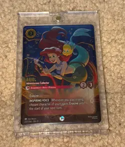 Disney Lorcana Fabled ~ ARIEL - Adventurous Collector ~ ENCHANTED 232/204 - Image 1