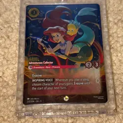 Disney Lorcana Fabled ~ ARIEL - Adventurous Collector ~ ENCHANTED 232/204 - Image 2