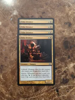 (4) Tithe Drinker *PLAYSET* Dragon's Maze Regular NM MTG - Image 1