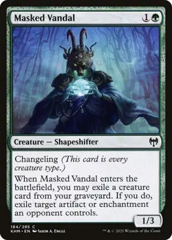 Masked Vandal - Kaldheim - Magic The Gathering - MTG - Image 1