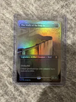 MTG - TLA - #329 The Walls of Ba Sing Se Borderless Foil - Image 1