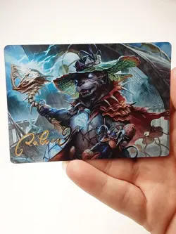 MTG - Bloomburrow - Art Series 30 of 54 - Gold Stamp signed - Image 1