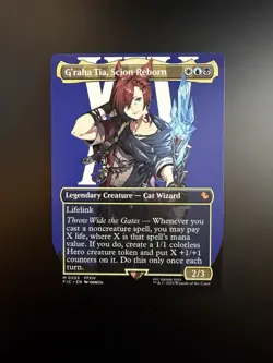 MTG Final Fantasy English G'raha Tia, Scion Reborn Borderless 0203 Non-Foil - Image 1
