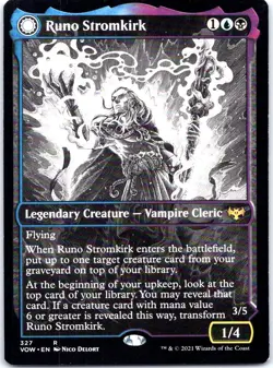 #327 Runo Stromkirk (Showcase) (327) Innistrad: Crimson Vow Rare - Image 1
