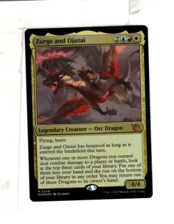 MTG SkeenAB Zurgo and Ojutai FOIL from MoM. NM. - Image 1
