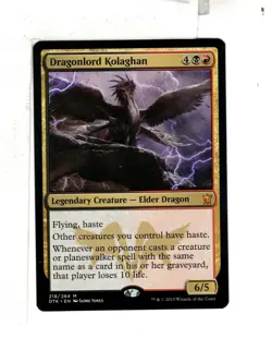MTG SkeenAB Dragonlord Kolaghan from Dragons of Tarkir. NM. - Image 1