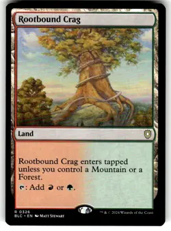 Rootbound Crag Commander: Bloomburrow Regular MTG - Image 1