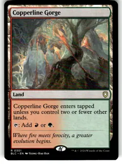 Copperline Gorge Commander: Bloomburrow Regular MTG - Image 1