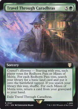 Travel Through Caradhras (Extended Art) Commader: Lord of the Rings Regular - Image 1