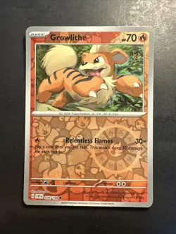 2024 Pokemon Scarlet Violet Reverse Holo Foil Growlithe 30 /198 Holographic - Image 1
