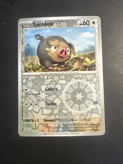 2023 Pokemon Scarlet & Violet Lechonk 155 /198 Reverse Holo Foil - Image 1