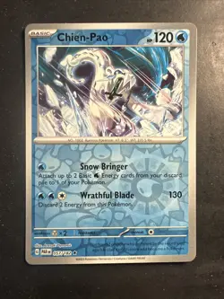 2023 Pokemon Scarlet Violet Paradox Rift Chien Pao 57 /182 Reverse Holo Foil - Image 1