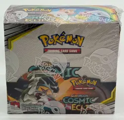 Pokemon TCG Sun & Moon Cosmic Eclipse Booster Box SEALED CLEAN BOX - Image 1