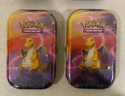 2019 POKEMON MEW PSYDUCK & DRAGONITE KANTO POWER MINI TIN G19 SEALED LOT OF 4 - Image 4