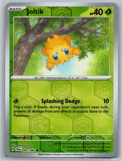 NM Joltik 001/064 Reverse Holo Shrouded Fable Pokemon 2024 - Image 1