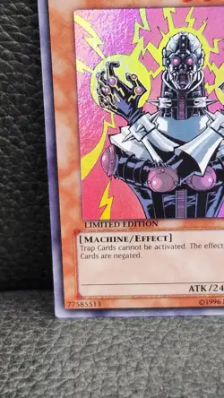 Yugioh Jinzo Anniversary Pack YAP1-EN007 Limited Ultra Rare LP - Image 2