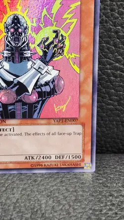 Yugioh Jinzo Anniversary Pack YAP1-EN007 Limited Ultra Rare LP - Image 3