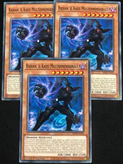 YUGIOH RADIAN, THE MULTDIMENSIONAL KAIJU SDAZ-IT010 COMMON 1ST NM ITALIAN - Image 1