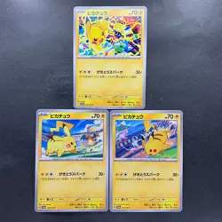 NM 3 card Pikachu 291/SV-P 120/SV-P 197/SV-P Gym Promo - Pokemon 760 - Image 1