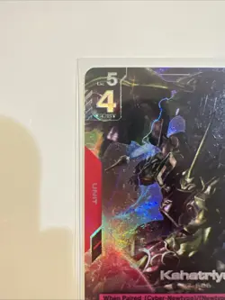 Gundam Card Game - Kshatriya - LR+ Alt Art GD01-044 English NM w/ Protector - Image 3