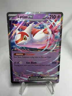 Pokemon TCG Latias EX Surging Sparks Double Rare Card 076/191 NM - Image 1