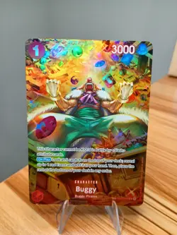 One Piece Card Game TCG - Buggy OP03-008 SP Alt Art OP06 - English NM - Image 1