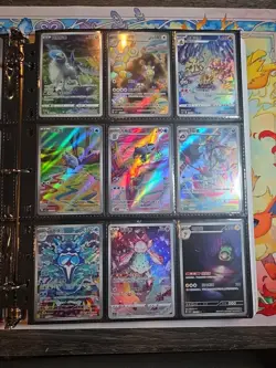 Pokemon Card Lot Binder V/VMAX IR Hits Ex 180 Cards NM Full Art Graded - Image 3