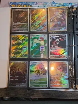 Pokemon Card Lot Binder V/VMAX IR Hits Ex 180 Cards NM Full Art Graded - Image 4
