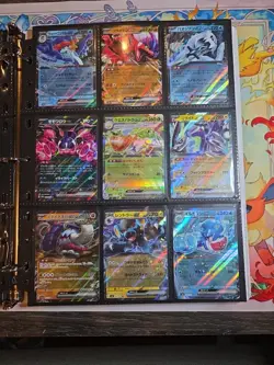 Pokemon Card Lot Binder V/VMAX IR Hits Ex 180 Cards NM Full Art Graded - Image 5
