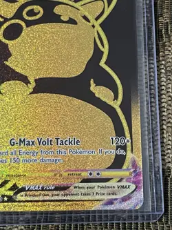 Pokemon Pikachu TCG Lost Origin VMAX Gold Holo Card TG29/TG30 2022 Secret Rare - Image 4
