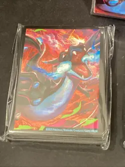 Phantasmal Flames Pokemon Mega Charizard 65 Card Sleeves & Deck Box Sealed - Image 2