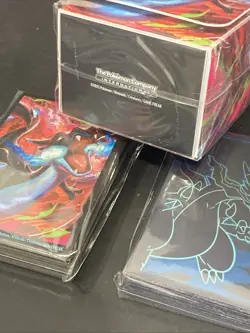 Phantasmal Flames Pokemon Mega Charizard 65 Card Sleeves & Deck Box Sealed - Image 4
